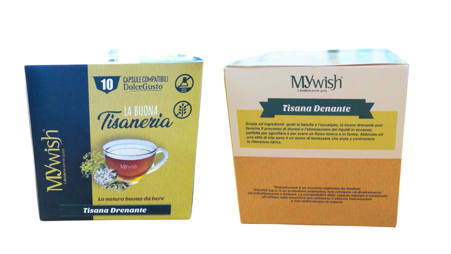 Tisana drenante dolce gusto