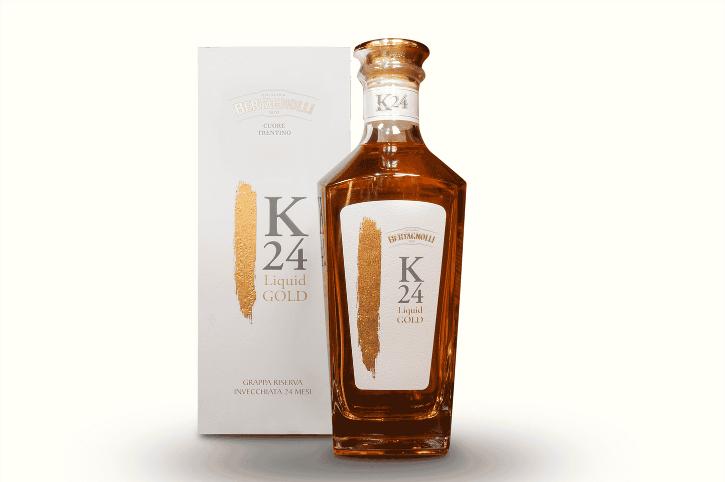Grappa Barricata Top K24 Liquid Gold OMAGGIO ASTUCCIO STELLA BRILLANTE
