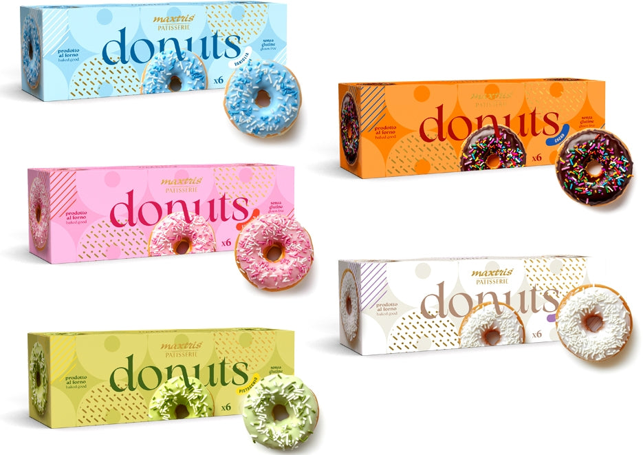 Maxtris Donuts Ciambelle Glassate