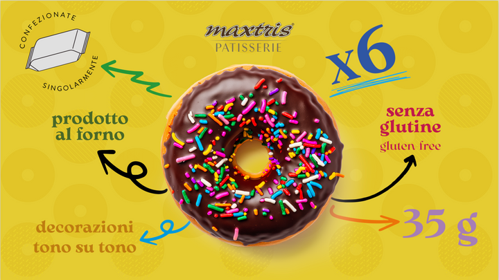 Maxtris Donuts Ciambelle Glassate