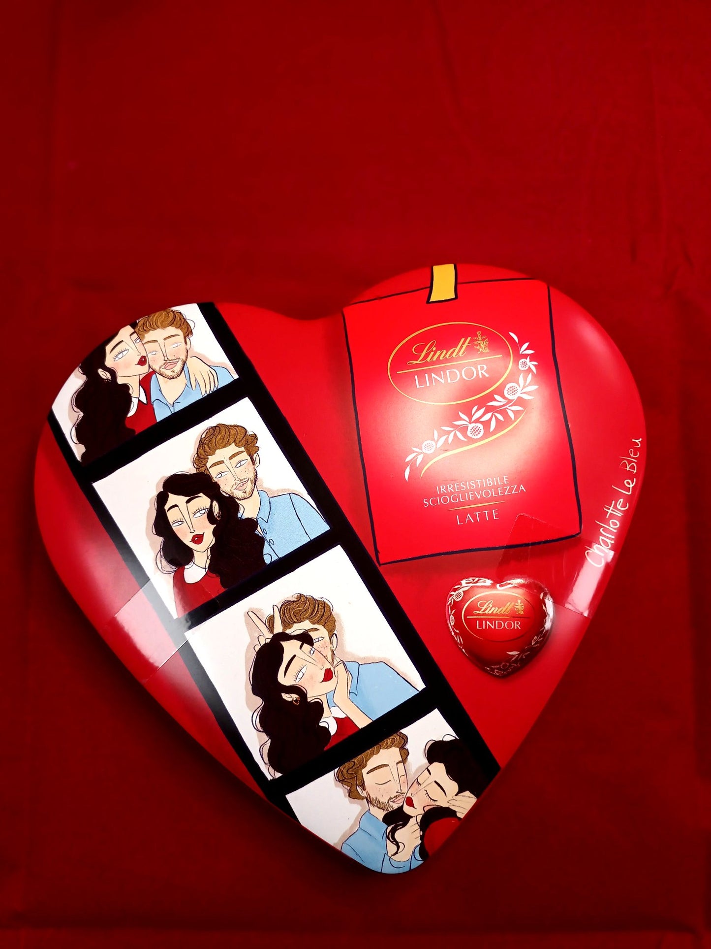 LINDT tin heart