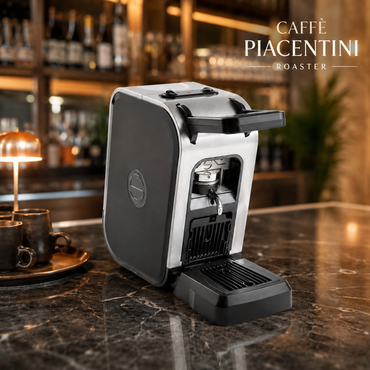Macchine a cialde professionali Piacentini: espresso da bar senza sporco, sprechi e complicazioni