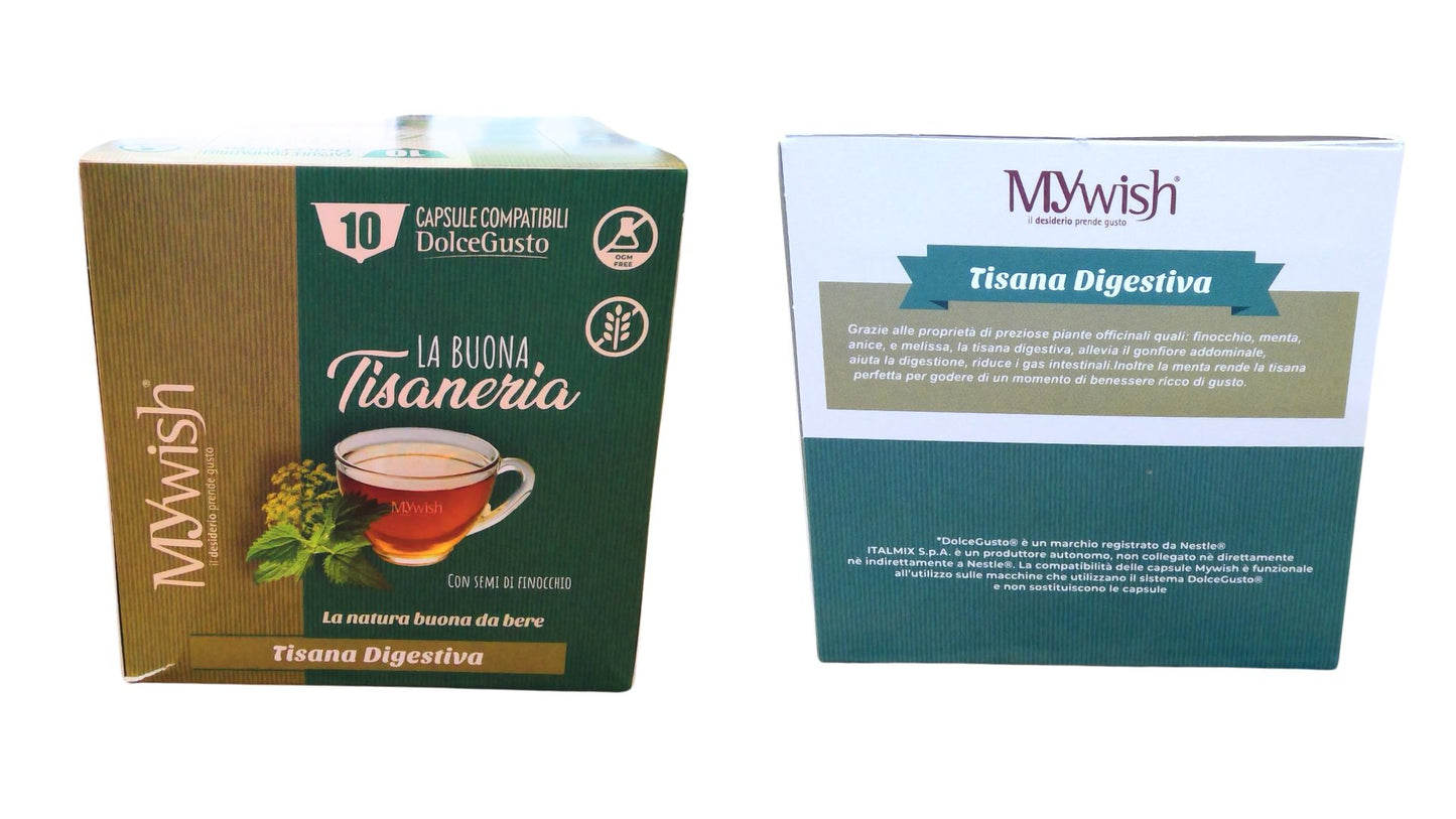 Tisana digestiva dolce gusto