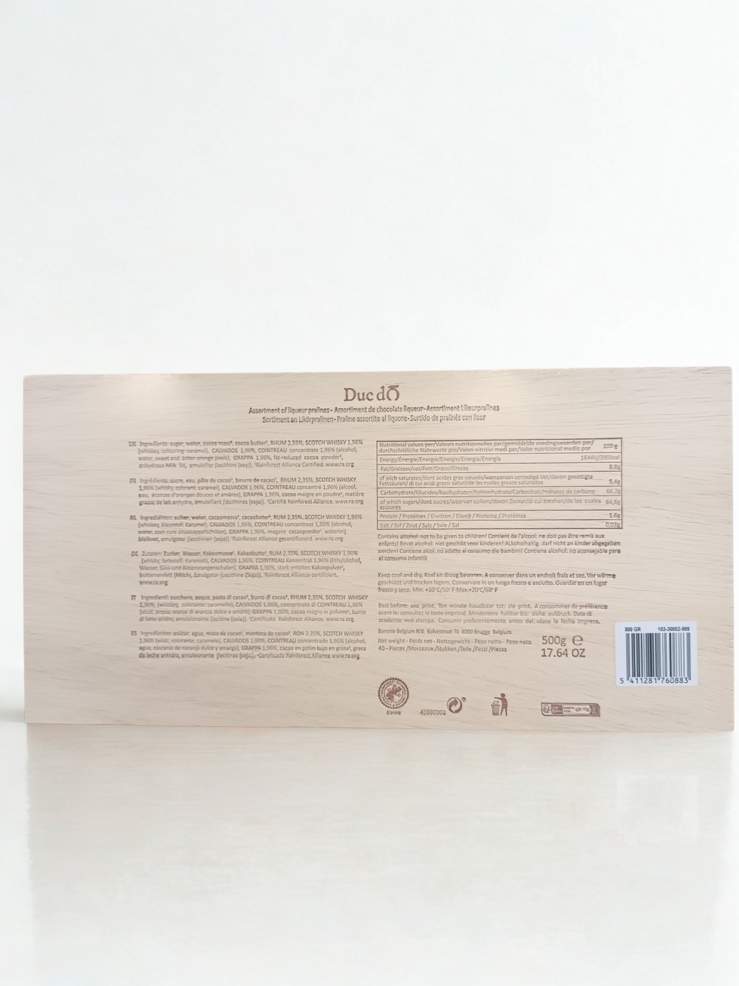 Scrigno Alcolico 500gr