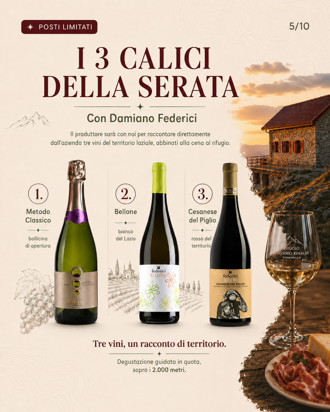 DEGUSTAZIONE SOTTO LE STELLE - FORMULA ALBA (PERNOTTO)