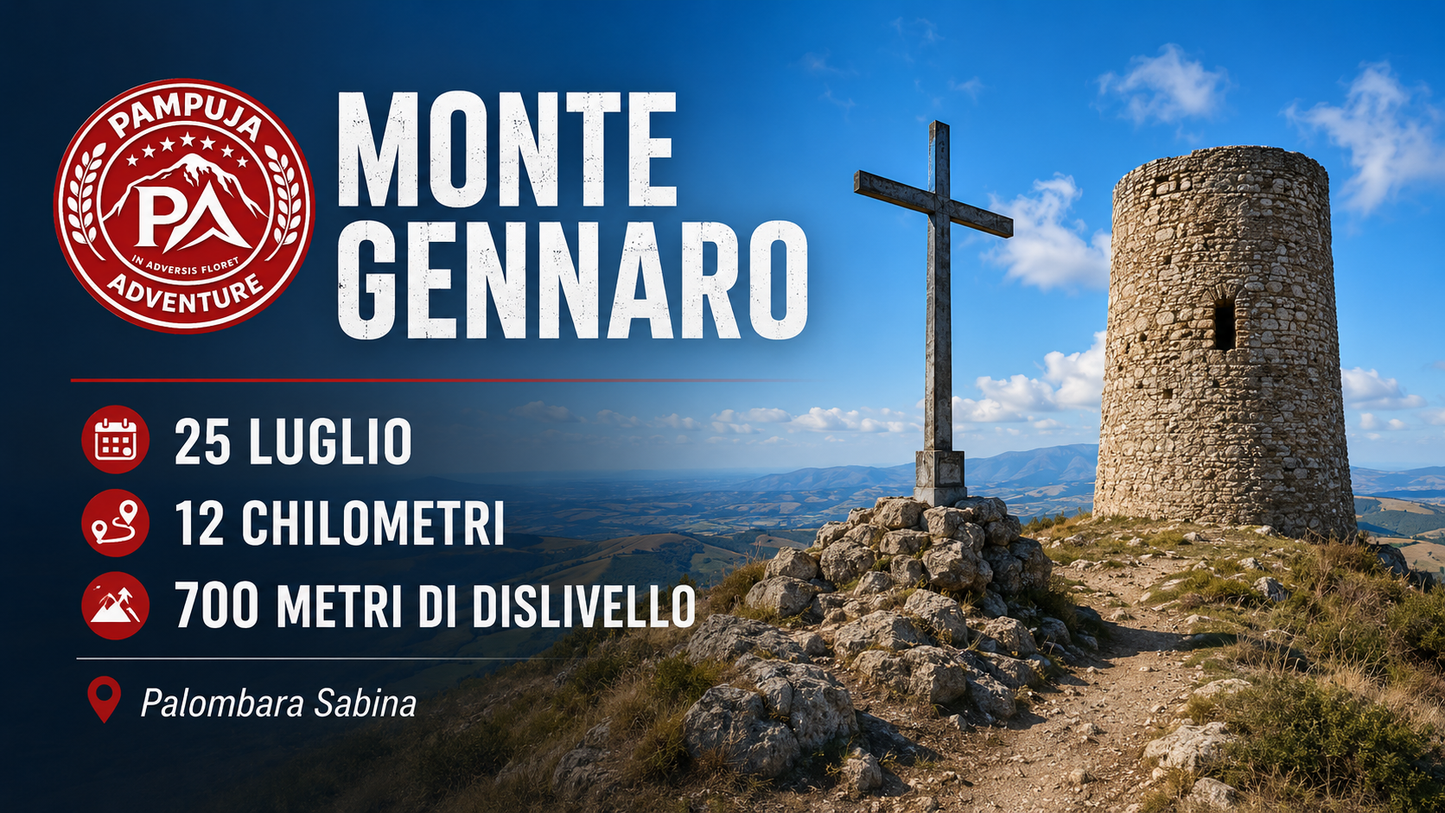 MONTE GENNARO 25 LUGLIO 10km 750dsl