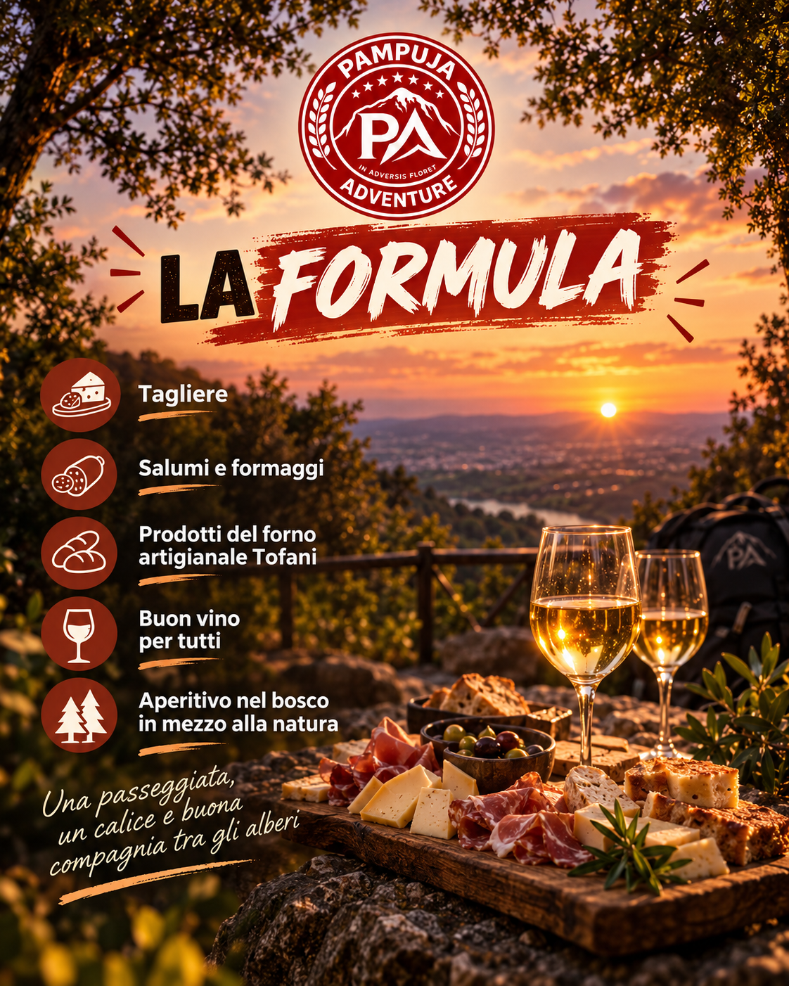 APERITIVO E TRAMONTO AI CASTELLI🍷🌄(TREKKING)