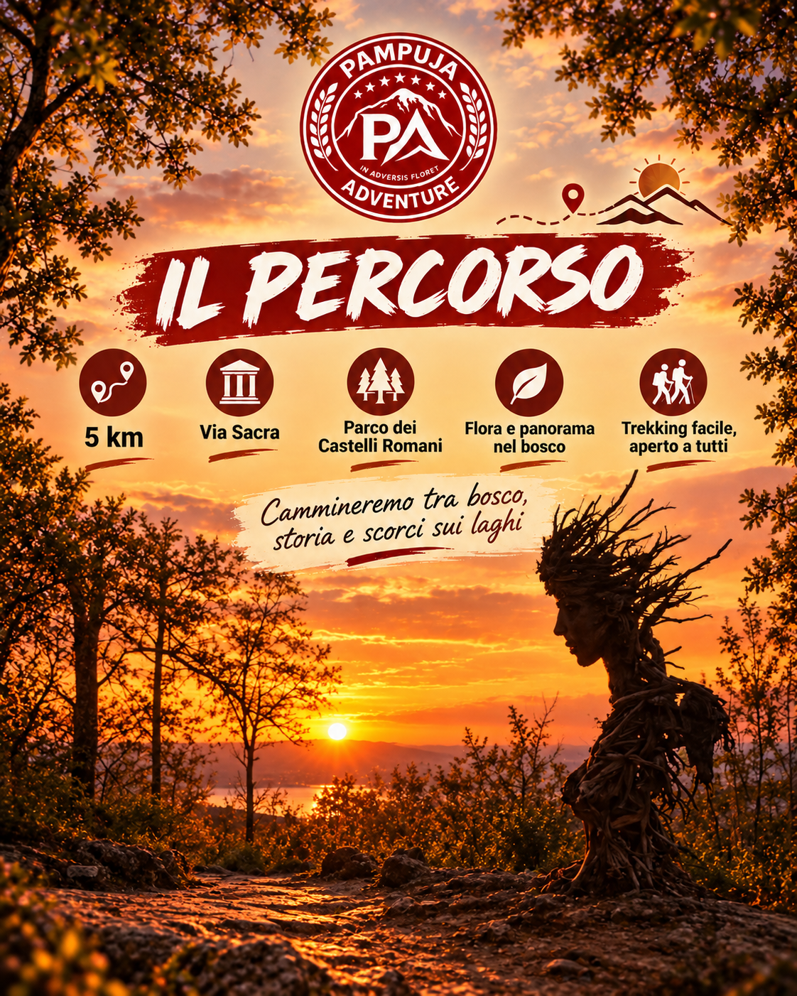 APERITIVO E TRAMONTO AI CASTELLI🍷🌄(TREKKING)