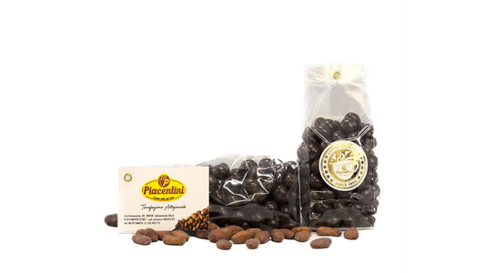 Piacenza coffee beans covered in dark chocolate 250g